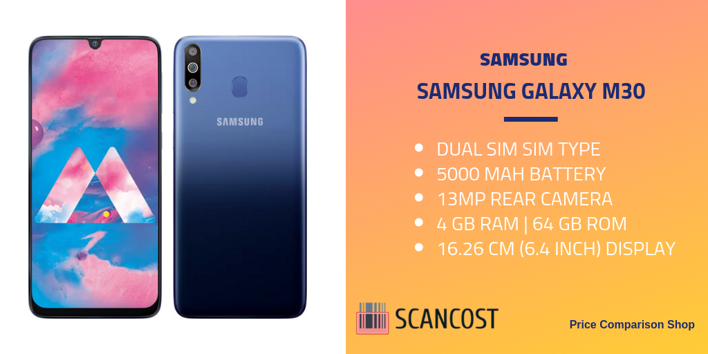 samsung galaxy m30 one specification