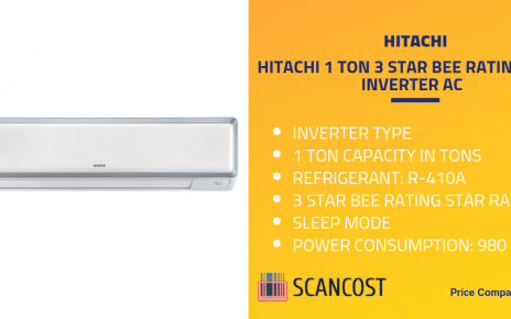 HITACHI 1 TON 3 STAR BEE RATING 2017 INVERTER AC