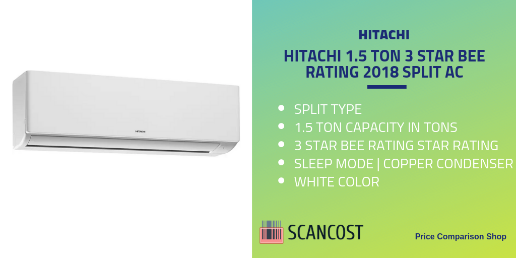 Hitachi 1.5 ton 3 star Ac