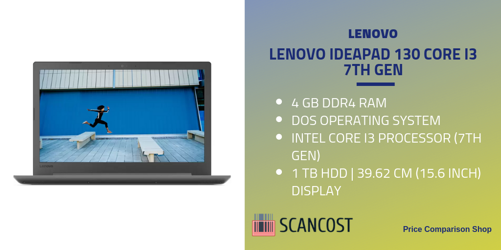 Lenovo Ideapad 130 Core i3 7th Gen