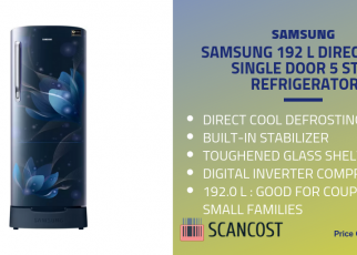 Samsung 192 L Direct Cool Single Door 5 Star Refrigerator