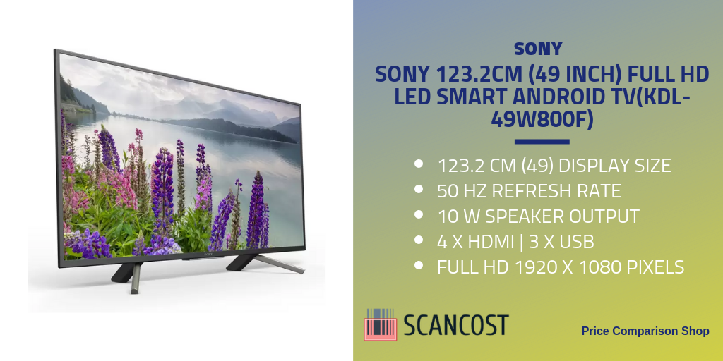 Sony 123.2cm (49 inch) Full HD LED Smart Android TV