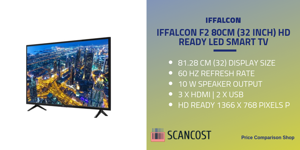 iFFALCON F2 80cm (32 inch) HD Ready LED Smart TV