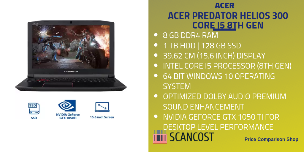 Acer Predator core i5 8th gen