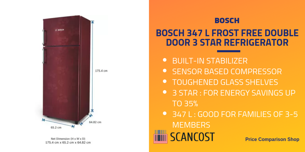 Bosch 347L 3 star