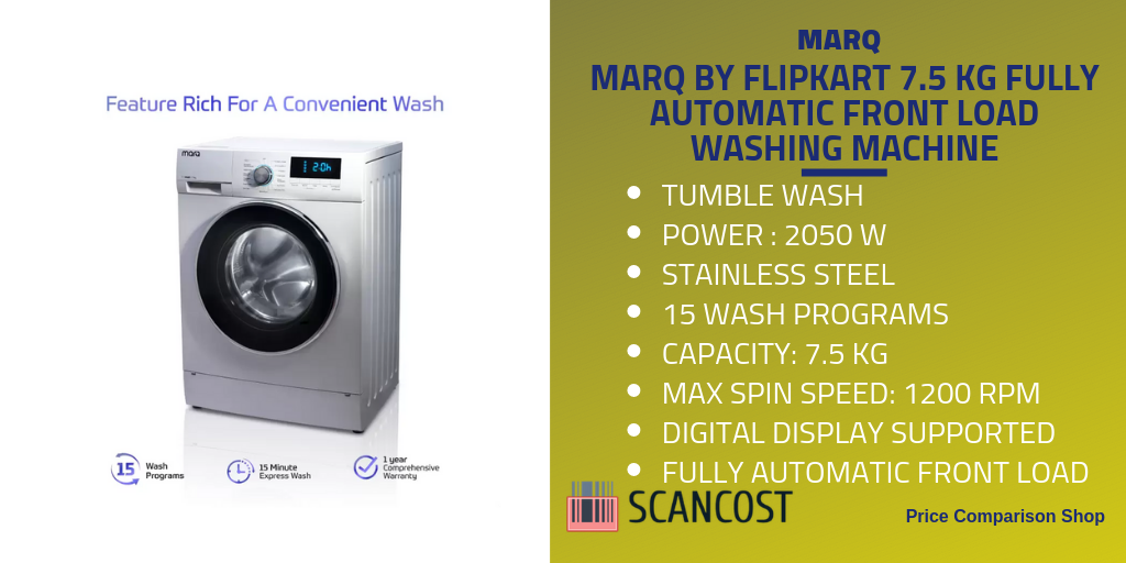 Marq 7.5kg washing machine