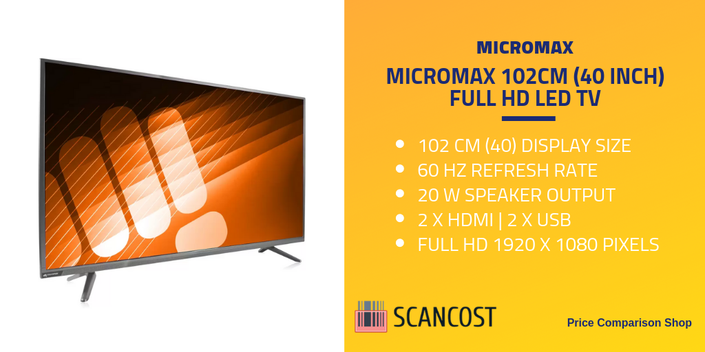 Micromax 102cm tv
