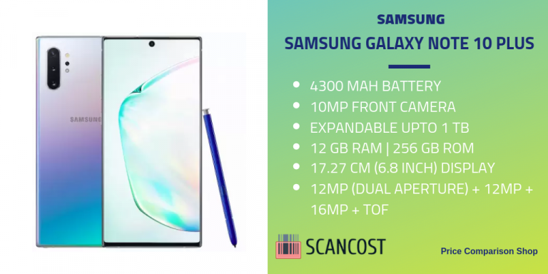 specifications of samsung galaxy note 10 plus