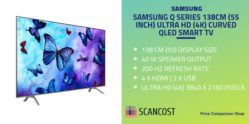 Samsung Q Series 138cm (55 inch) Ultra HD (4K) Curved QLED Smart TV