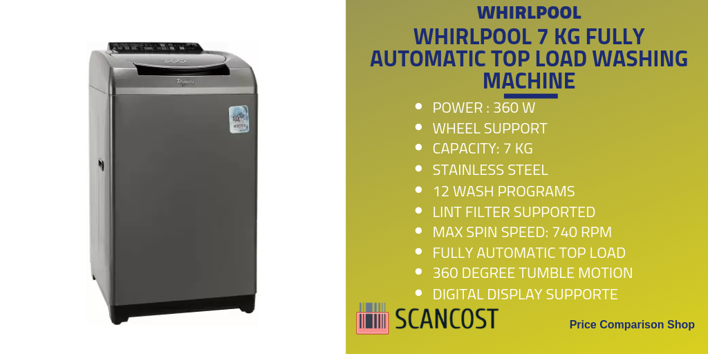 Whirlpool 7Kg Top load